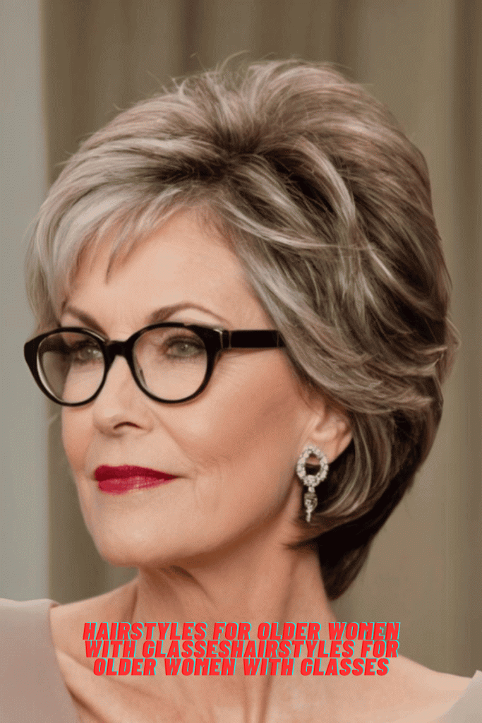 Hairstyles For Older Women With Glasses