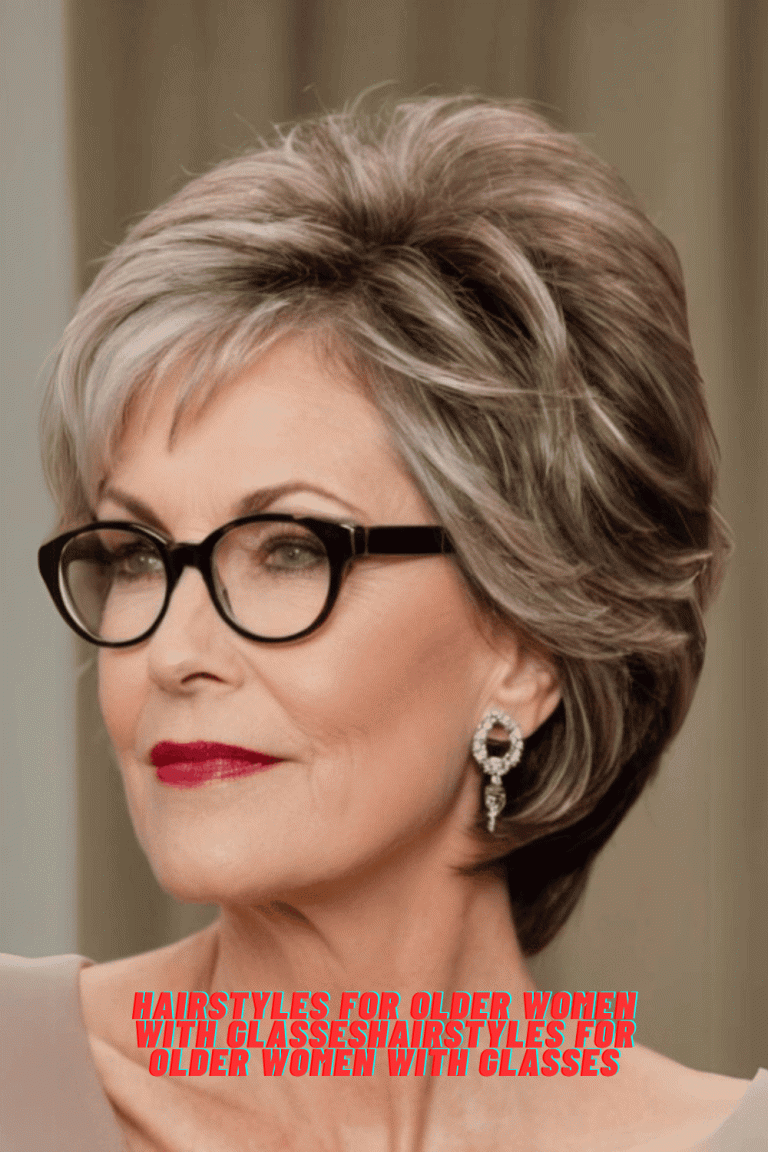 Hairstyles For Older Women With Glasses