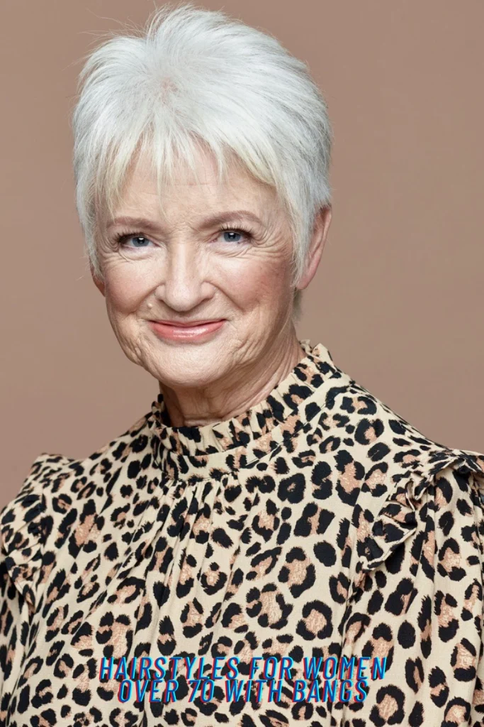 Hairstyles for Women Over 70 with Bangs
