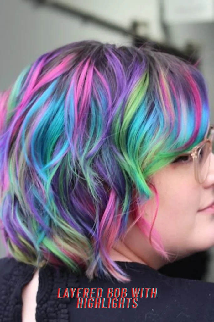 Layered Bob with Highlights