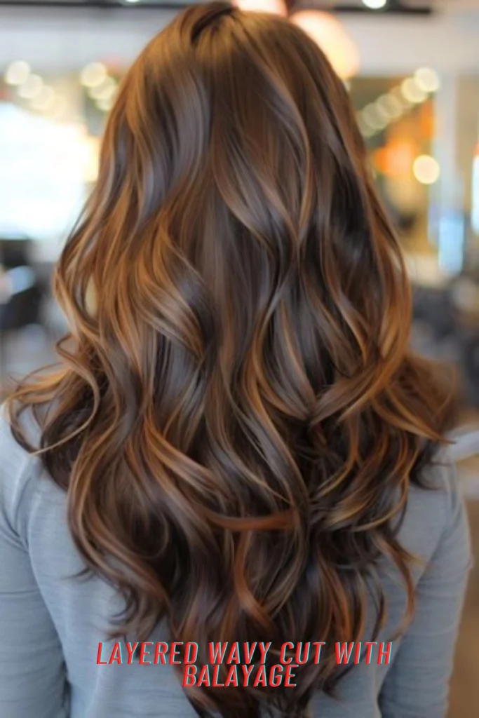 Layered Wavy Cut with Balayage