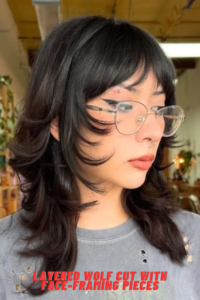 Layered Wolf Cut with Face-Framing Pieces
