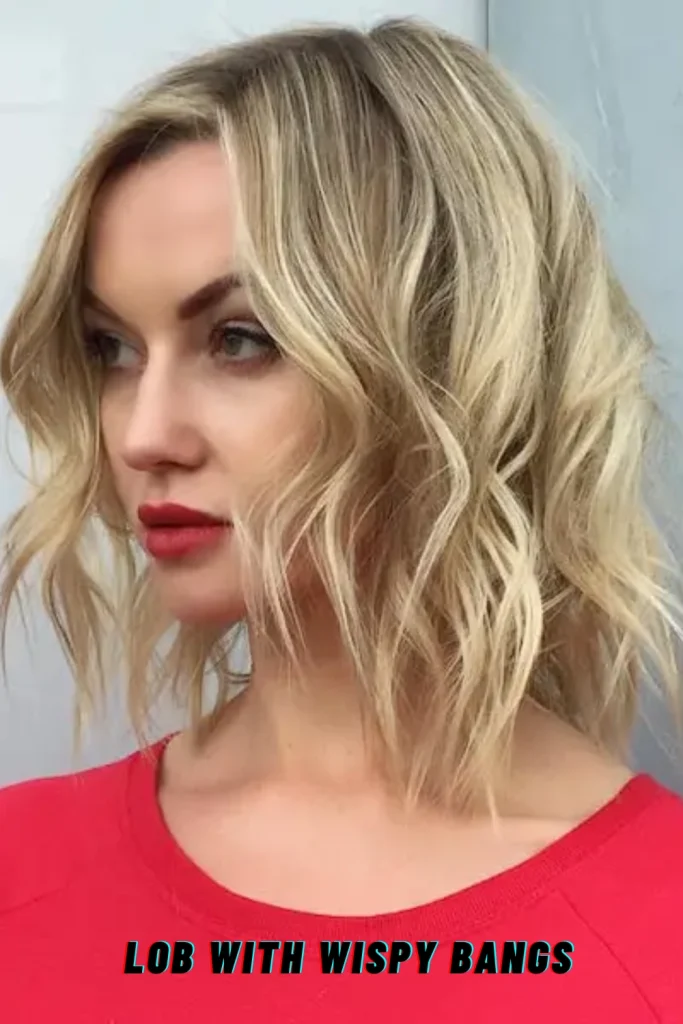 Lob with Wispy Bangs