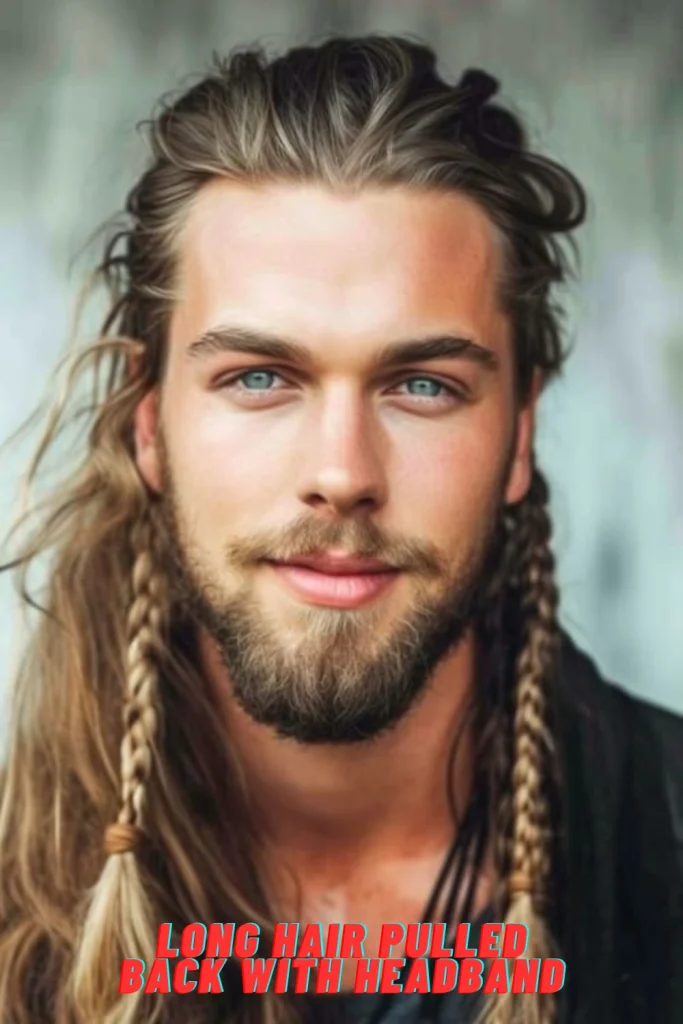 Long Hair Pulled Back With Headband