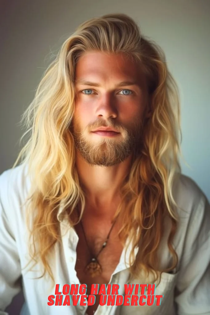 Long Hair With Shaved Undercut