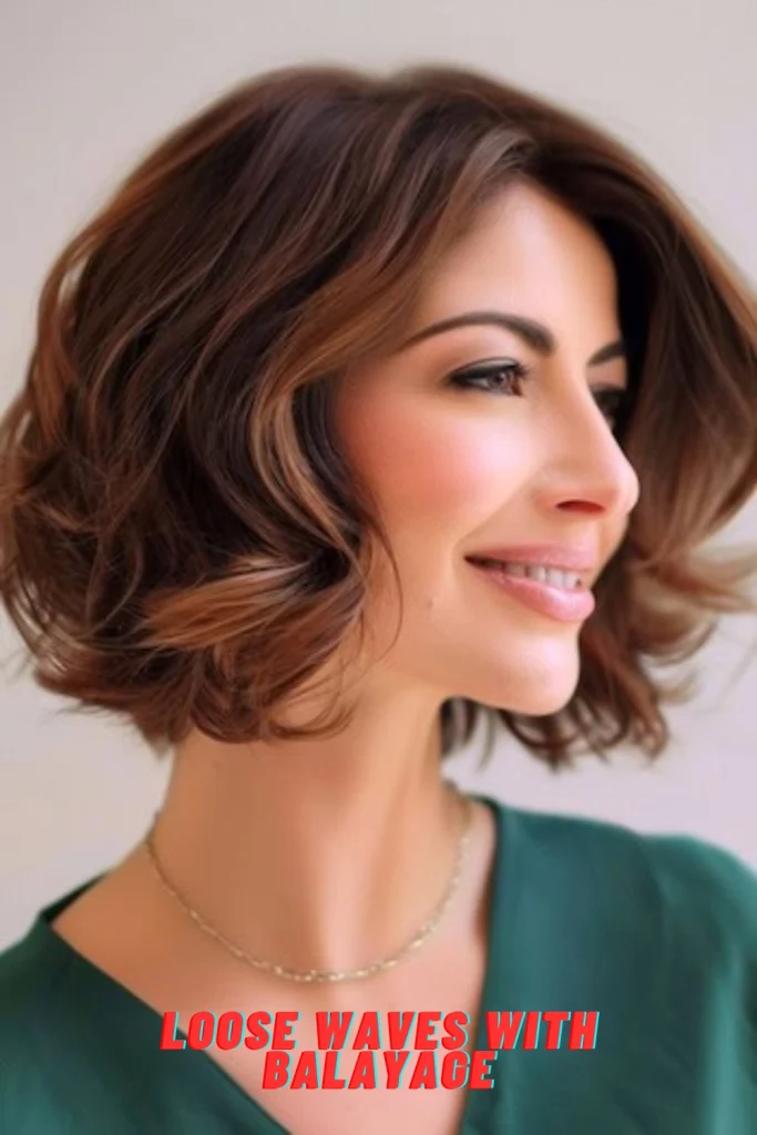 Loose Waves with Balayage