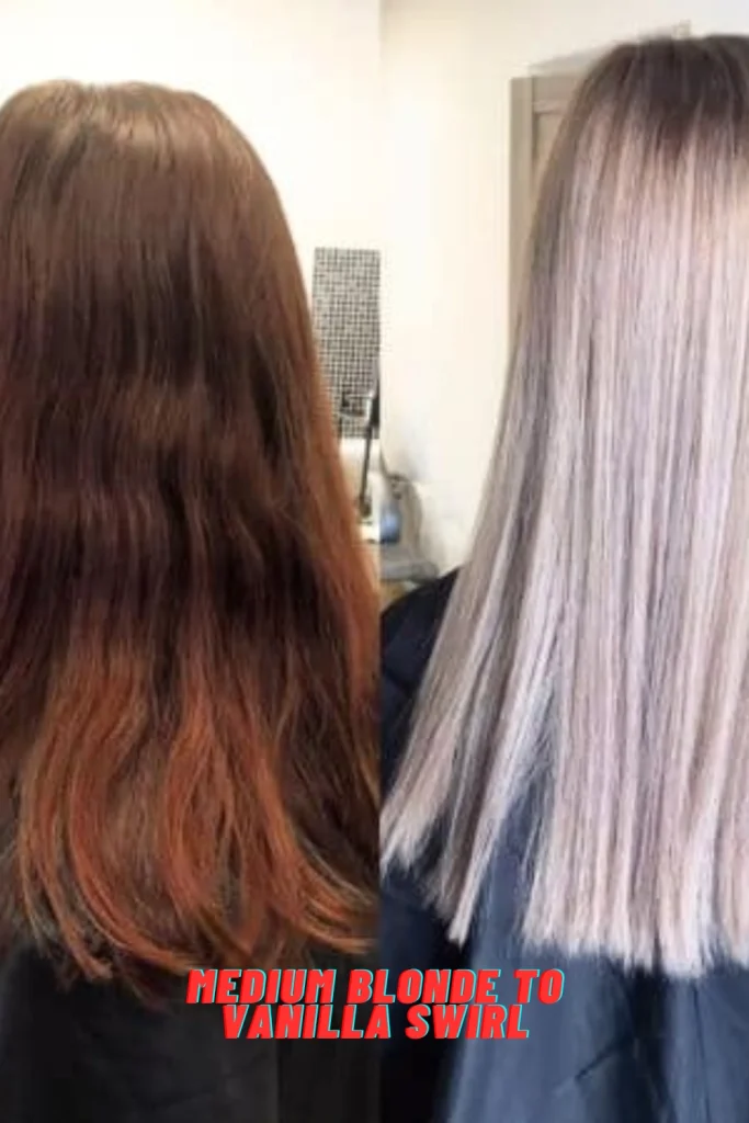 Medium Blonde to Vanilla Swirl