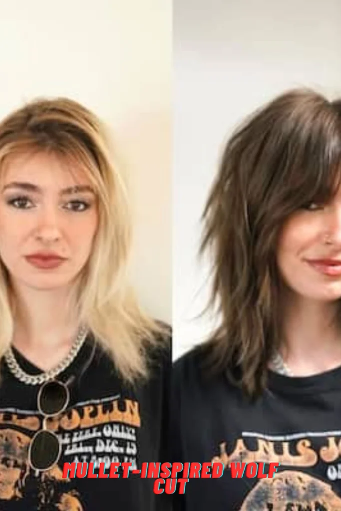 Mullet-Inspired Wolf Cut