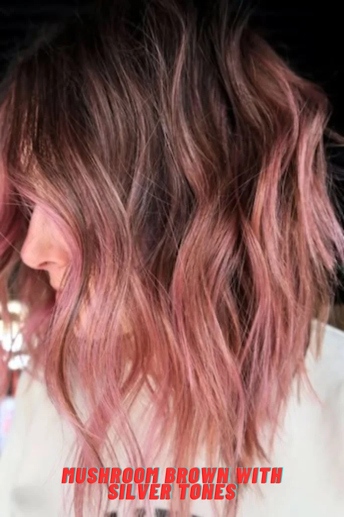 Mushroom Brown with Silver Tones