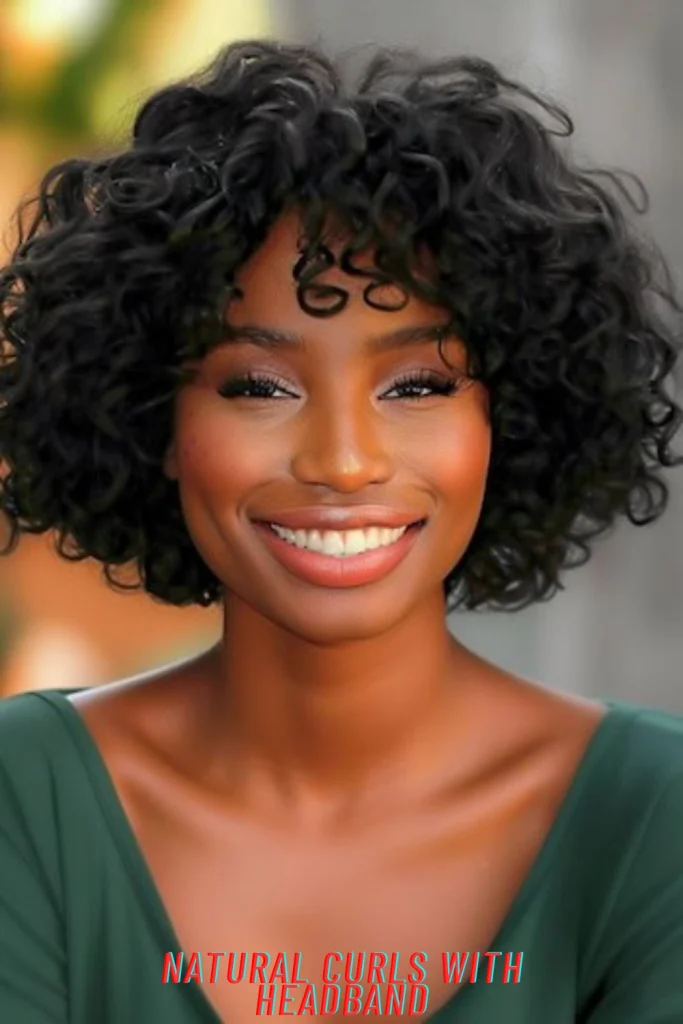 Natural Curls With Headband