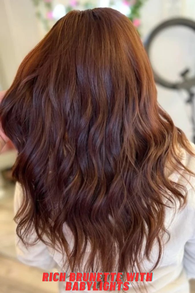 Rich Brunette with Babylights