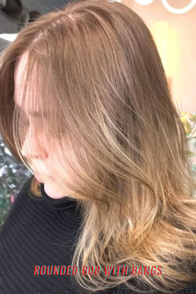 Rounded Bob with Bangs