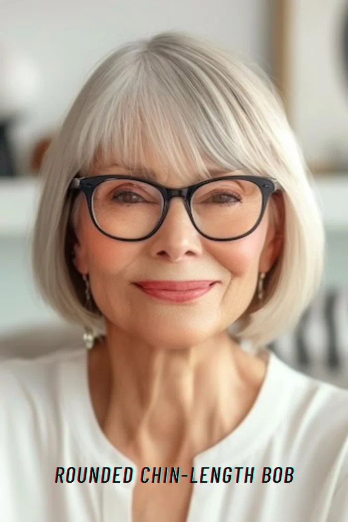 Rounded Chin-Length Bob
