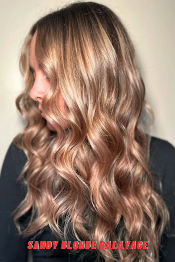 Sandy Blonde Balayage