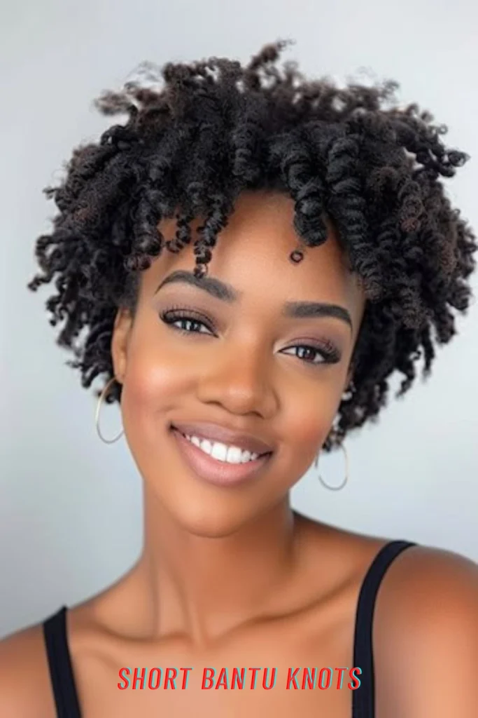 Short Bantu Knots