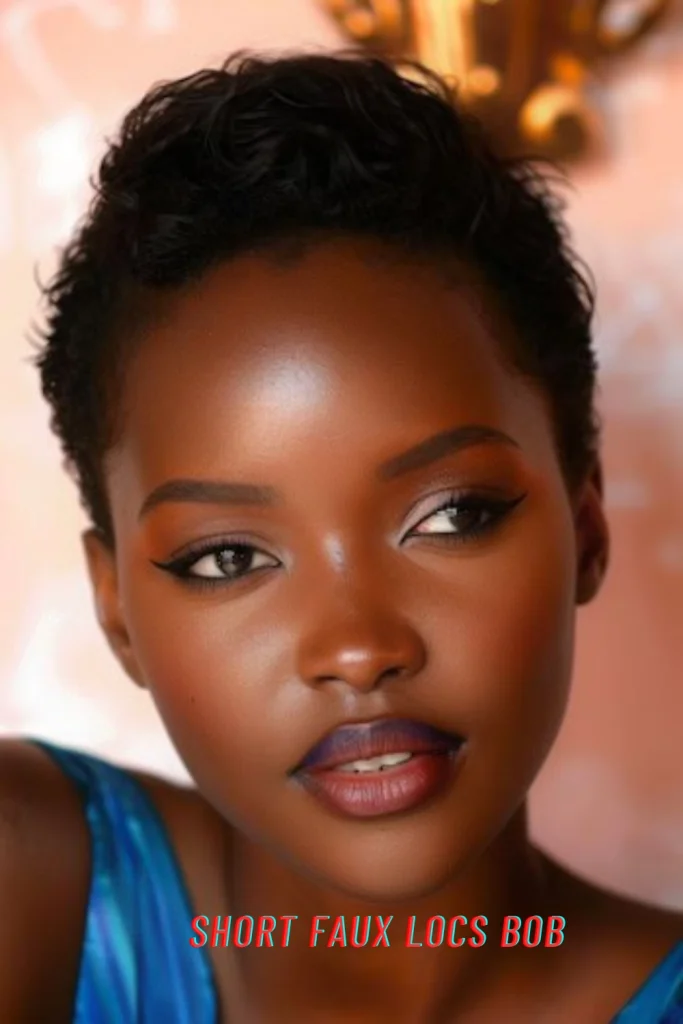 Short Faux Locs Bob