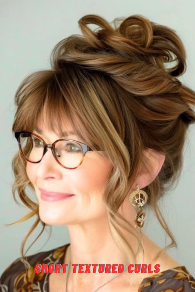 Short Textured Curls