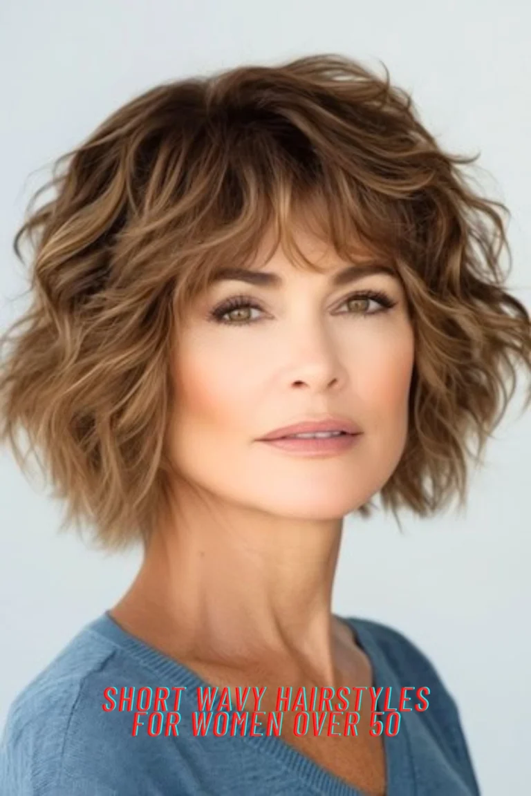 Short Wavy Hairstyles For Women Over 50