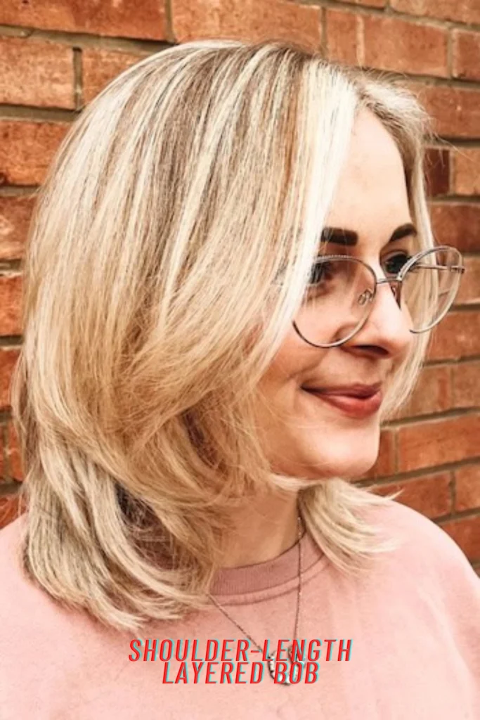 Shoulder-Length Layered Bob