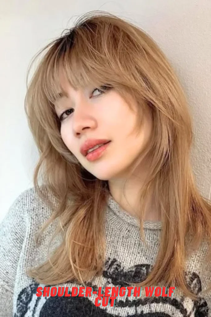 Shoulder-Length Wolf Cut