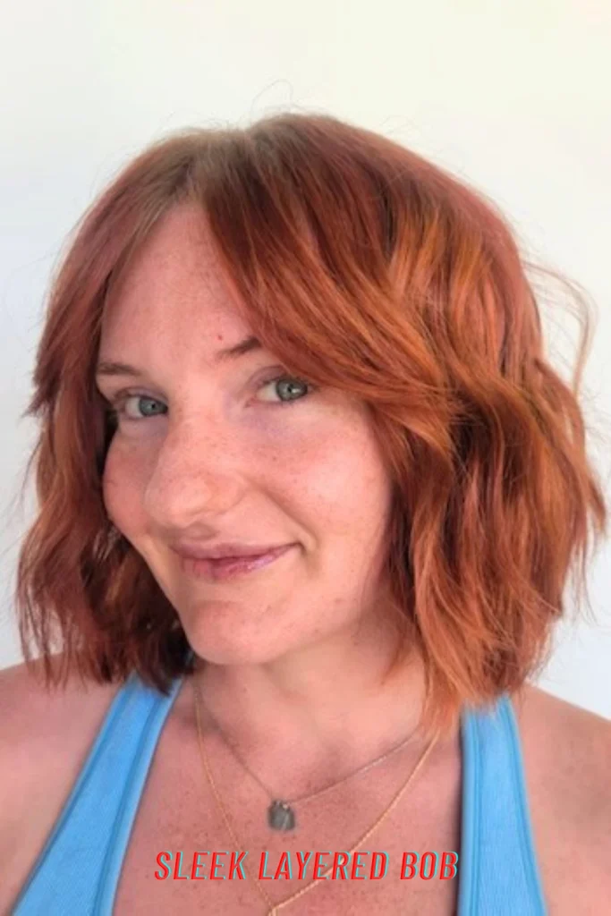 Sleek Layered Bob
