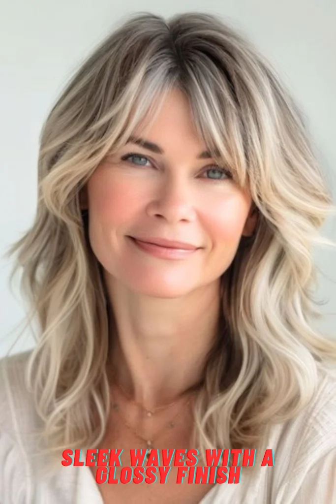 Sleek Waves with a Glossy Finish