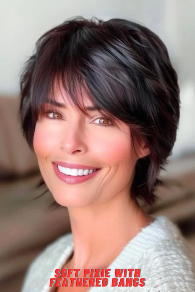 Soft Pixie with Feathered Bangs