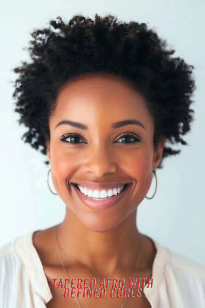 Tapered Afro With Defined Curls