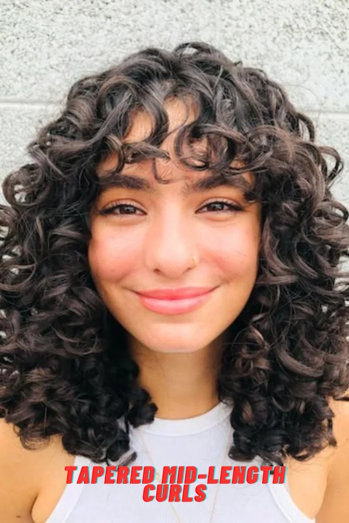 Tapered Mid-Length Curls