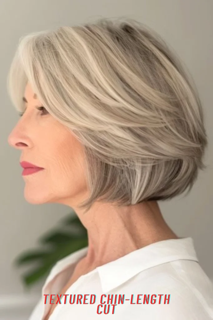Textured Chin-Length Cut