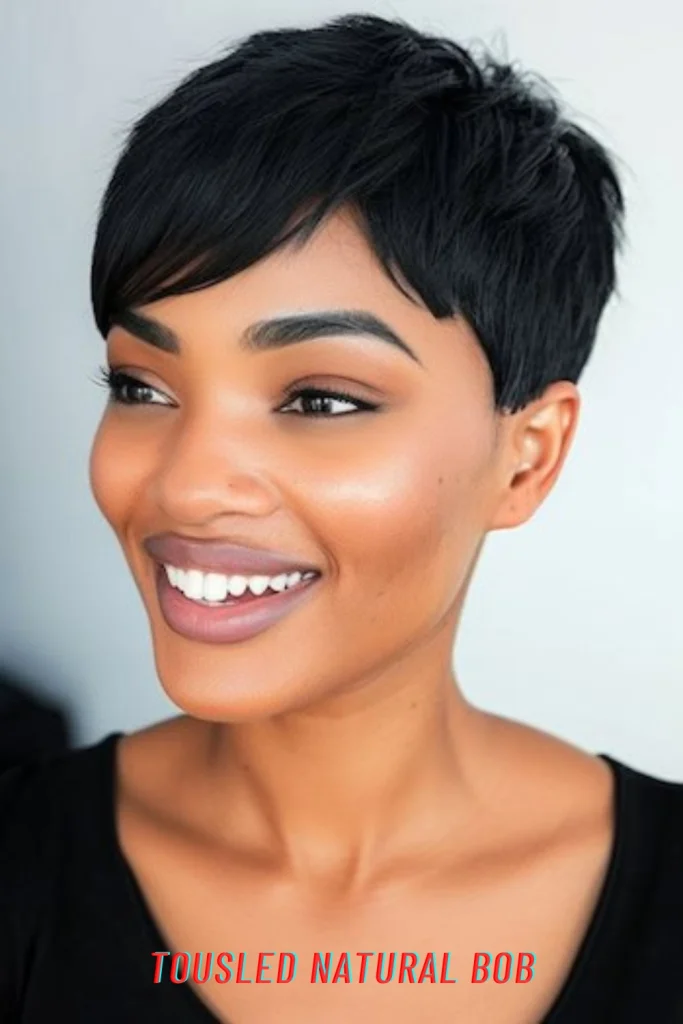 Tousled Natural Bob