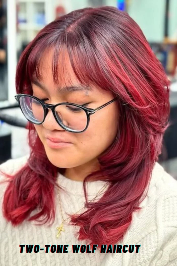 Two-Tone Wolf Haircut