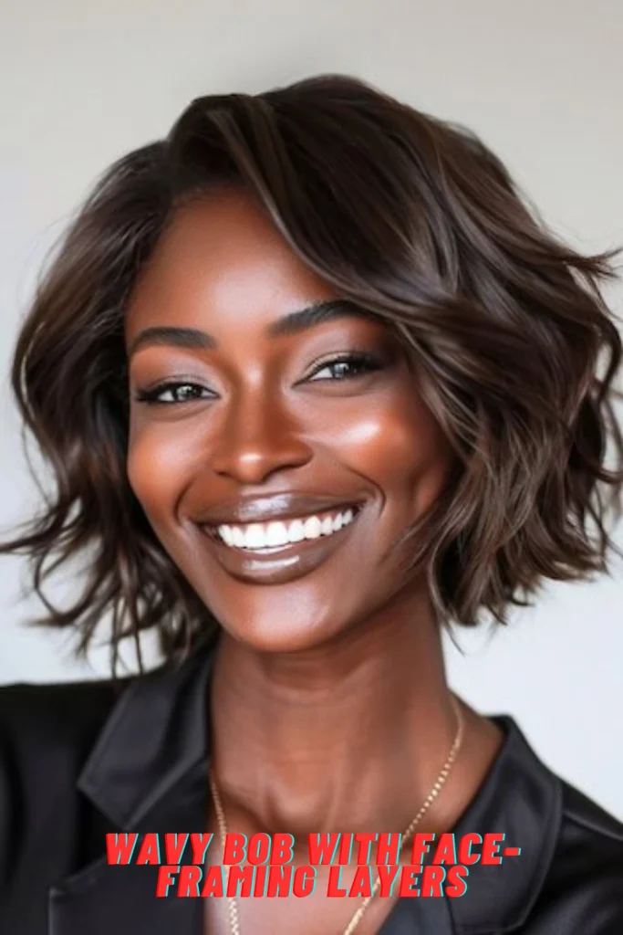 Wavy Bob with Face-Framing Layers