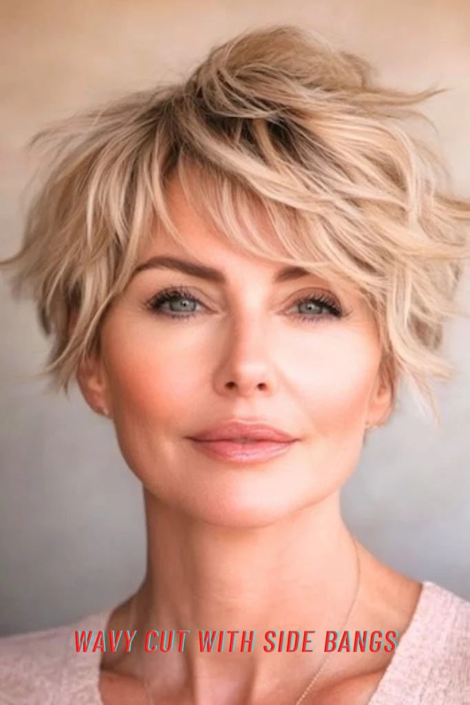 Wavy Cut with Side Bangs