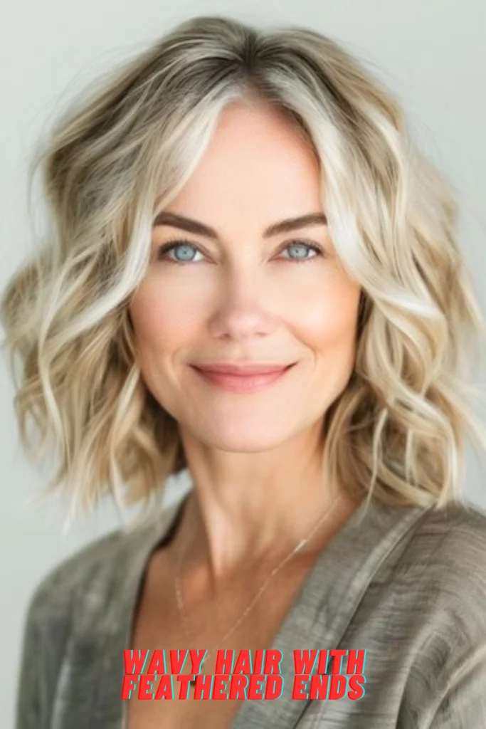 Wavy Hair with Feathered Ends