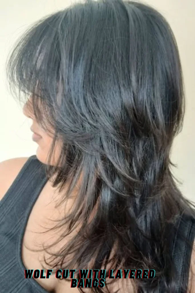  Wolf Cut with Layered Bangs