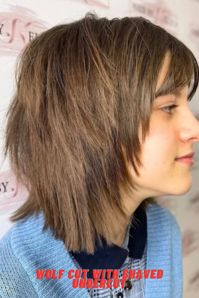 Wolf Cut with Shaved Undercut