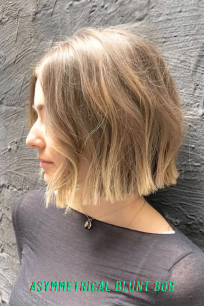 Asymmetrical Blunt Bob