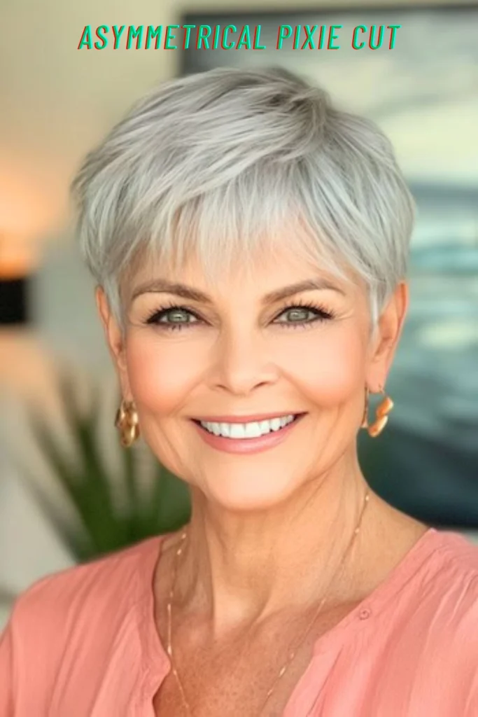 Asymmetrical Pixie Cut