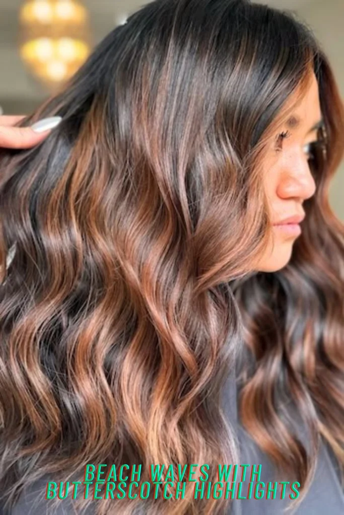 Beach Waves with Butterscotch Highlights