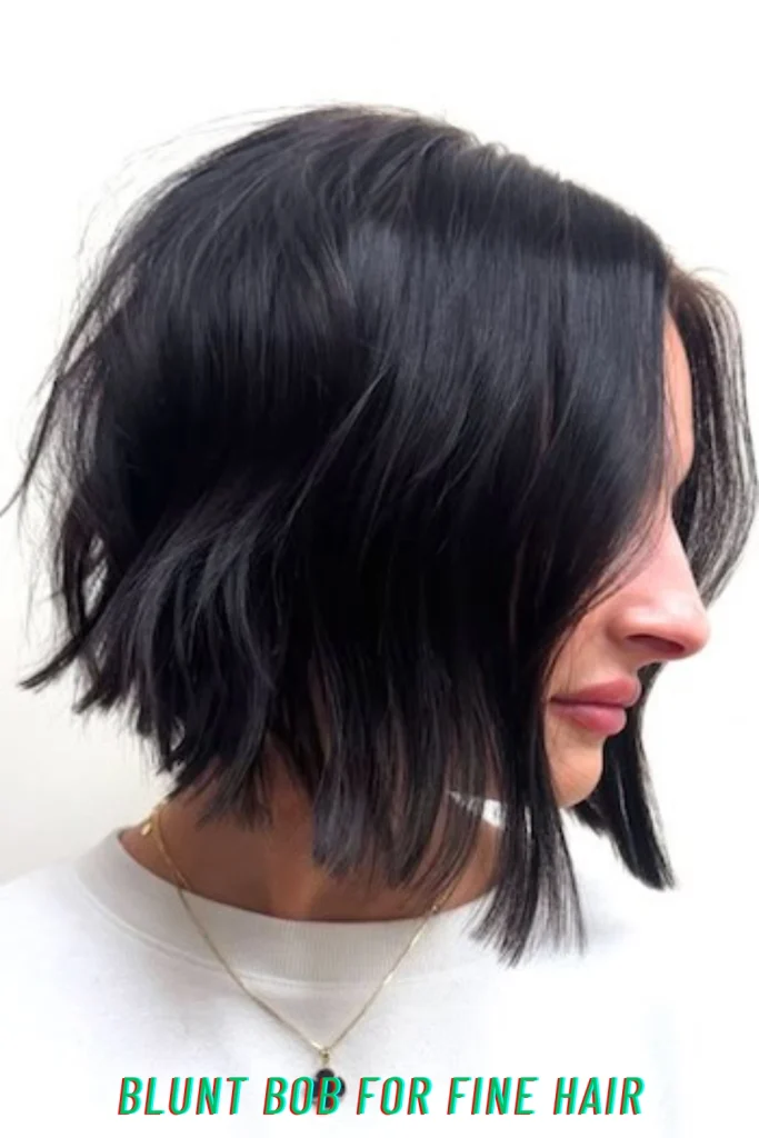 Blunt Bob for Fine Hair