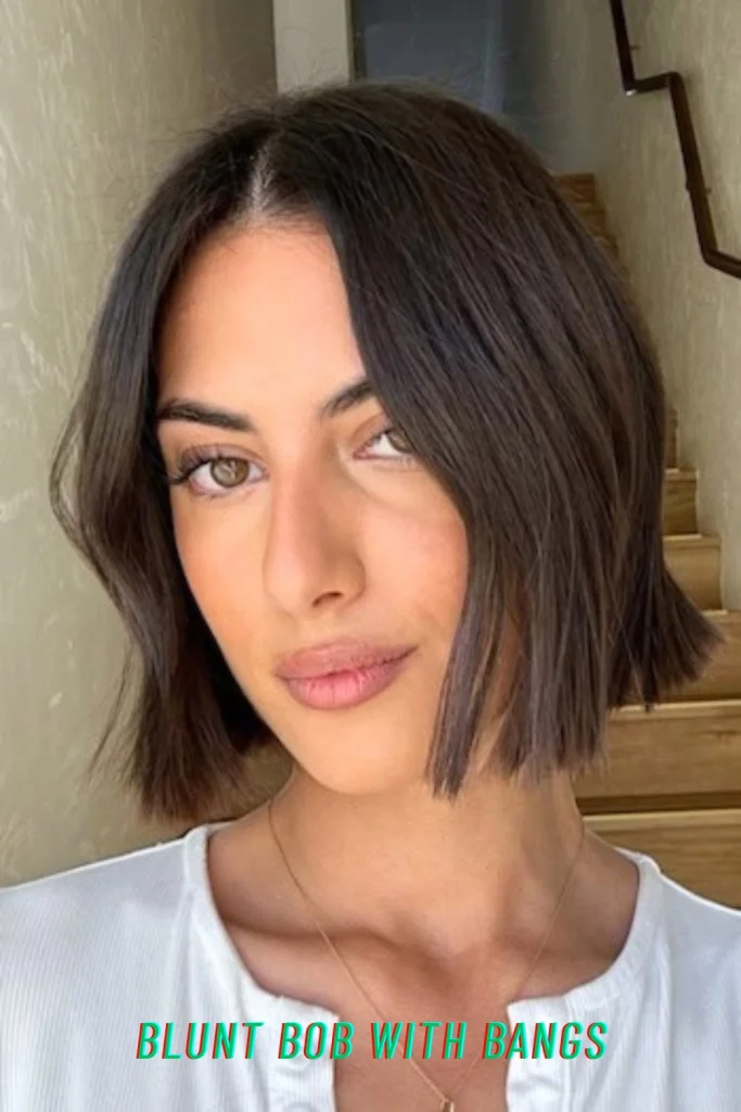 Blunt Bob with Bangs