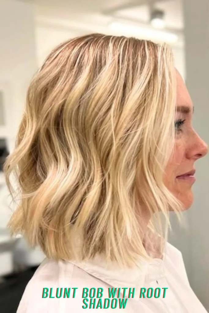 Blunt Bob with Root Shadow