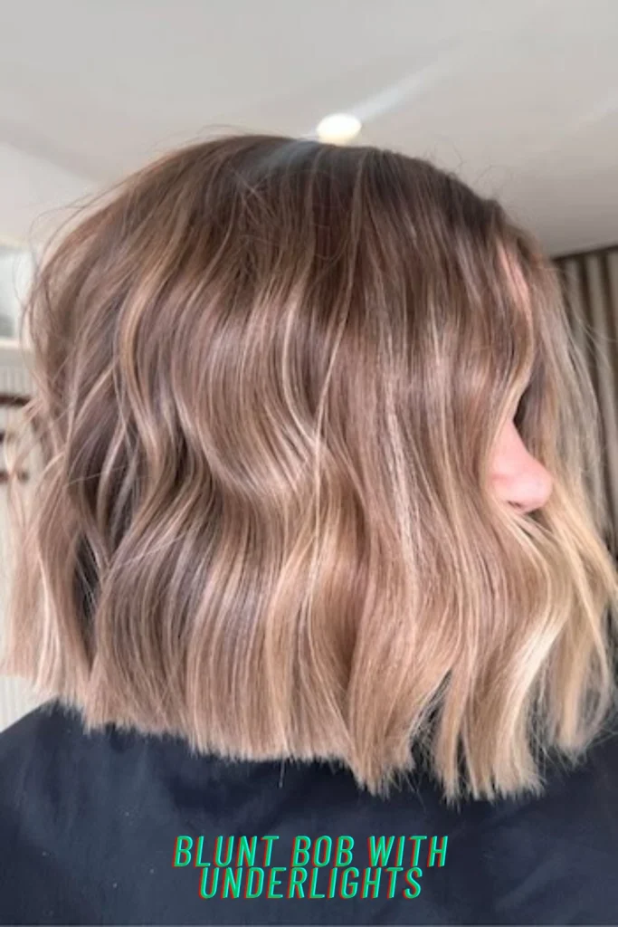 Blunt Bob with Underlights
