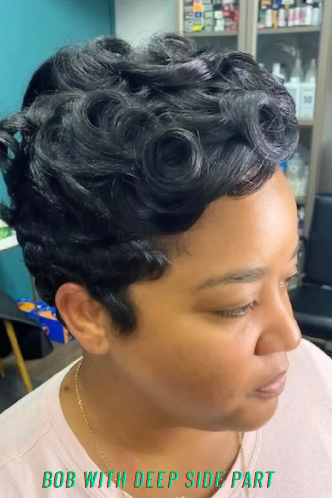 Bob With Deep Side Part