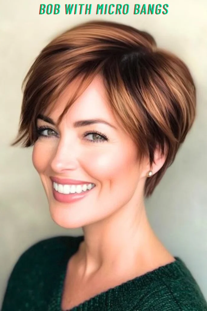 Bob With Micro Bangs