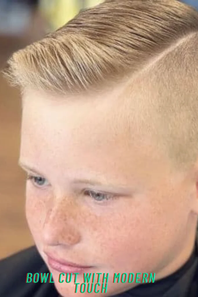 Bowl Cut with Modern Touch