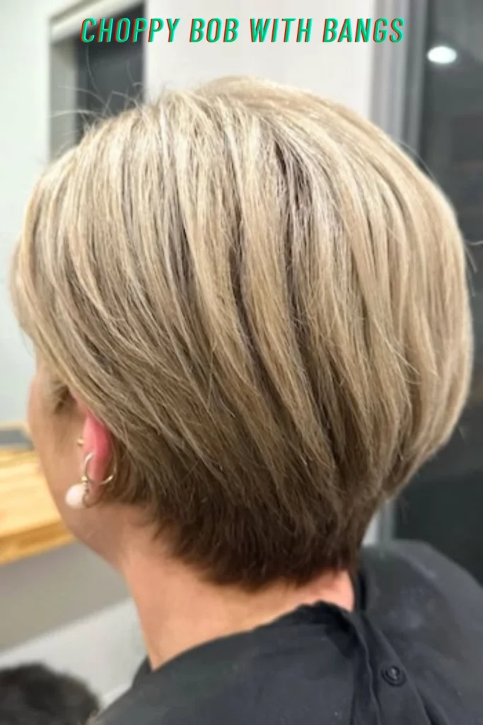 Choppy Bob With Bangs