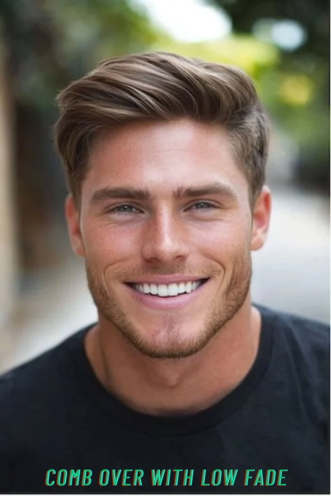 Comb Over With Low Fade