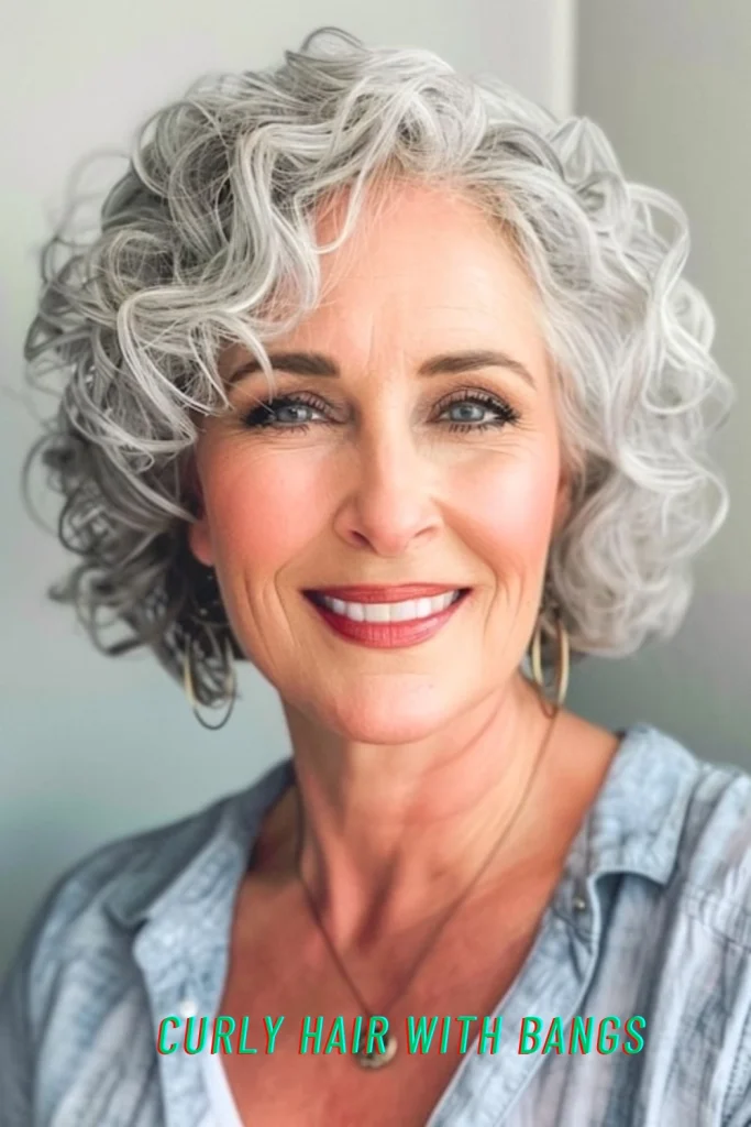 Curly Hair with Bangs